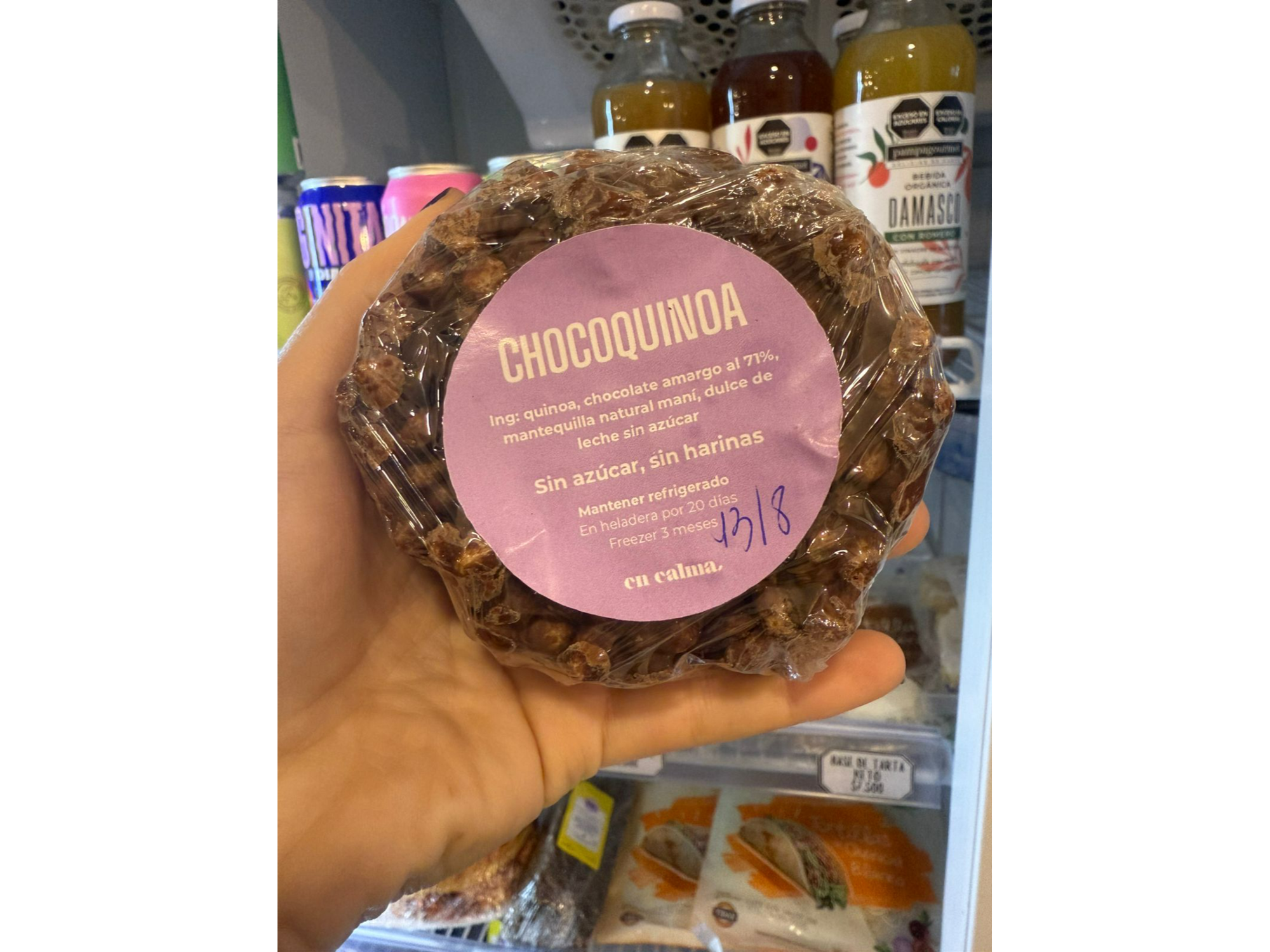 Alfajor Quinoa Pop con Dulce de Leche - En Calma