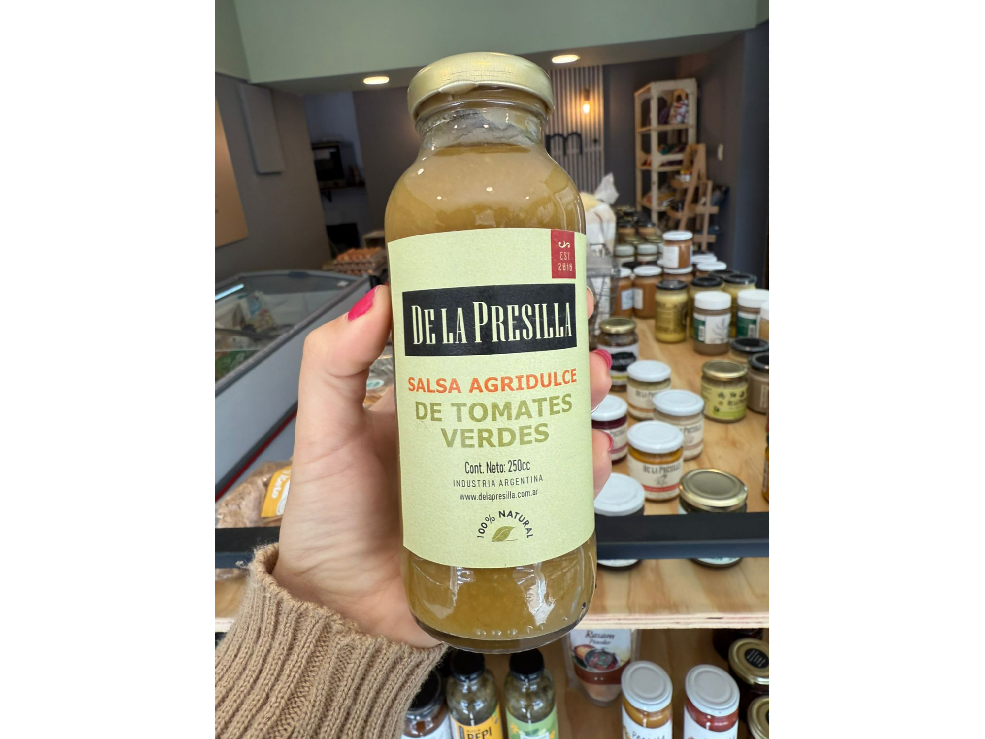 Salsa Agridulce Tomates Verdes 250g - De la Presilla