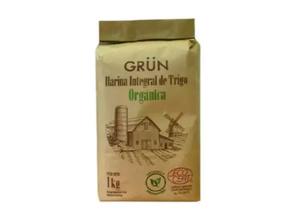 Harina Integral de Trigo Organica x 1kg - Grun