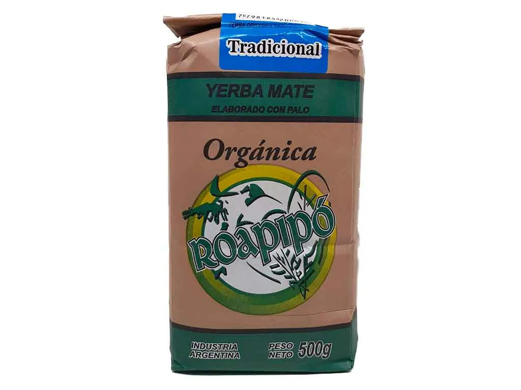 Yerba elaborada con palo tradicional