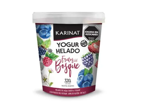 Yogurt helado karinat frutos del bosque 320g