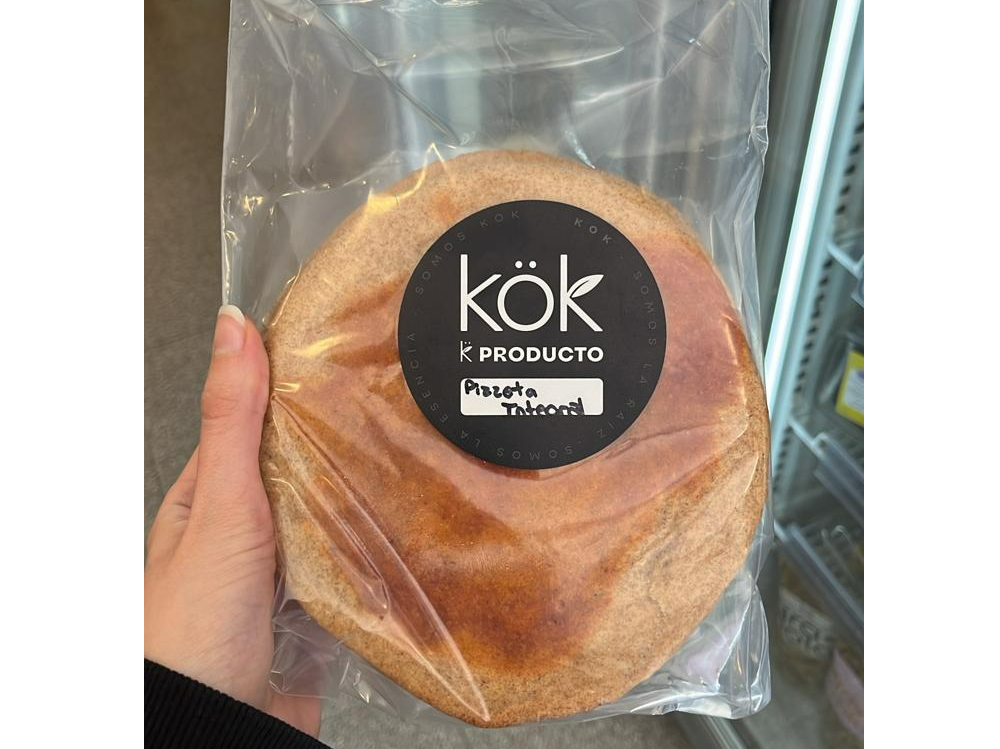 Prepizzas integrales orgánicas x 4