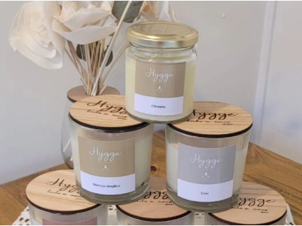 Vela de Cera de Soja Vainilla- Frasco x150ml - Hygge