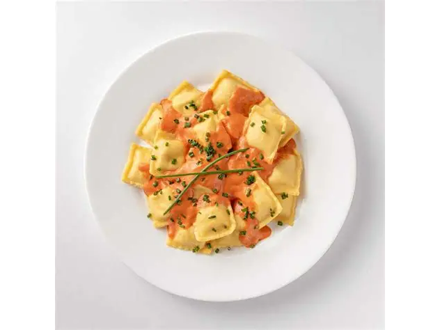 Ravioles de ricota y maíz