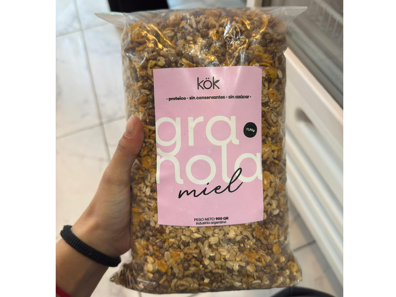 Granola Proteica Miel 900g -  KOK
