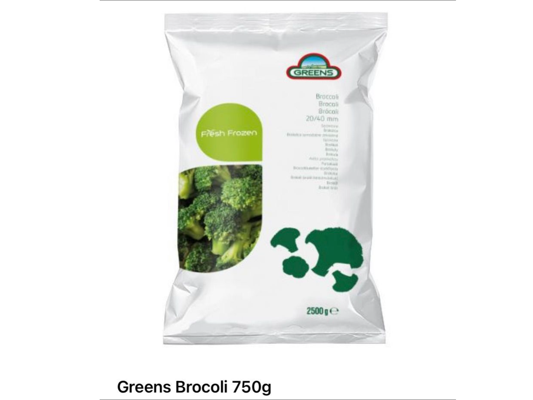 Greens Brocoli 750g