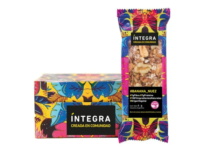 Barra de Banana y  Avena - lntegra