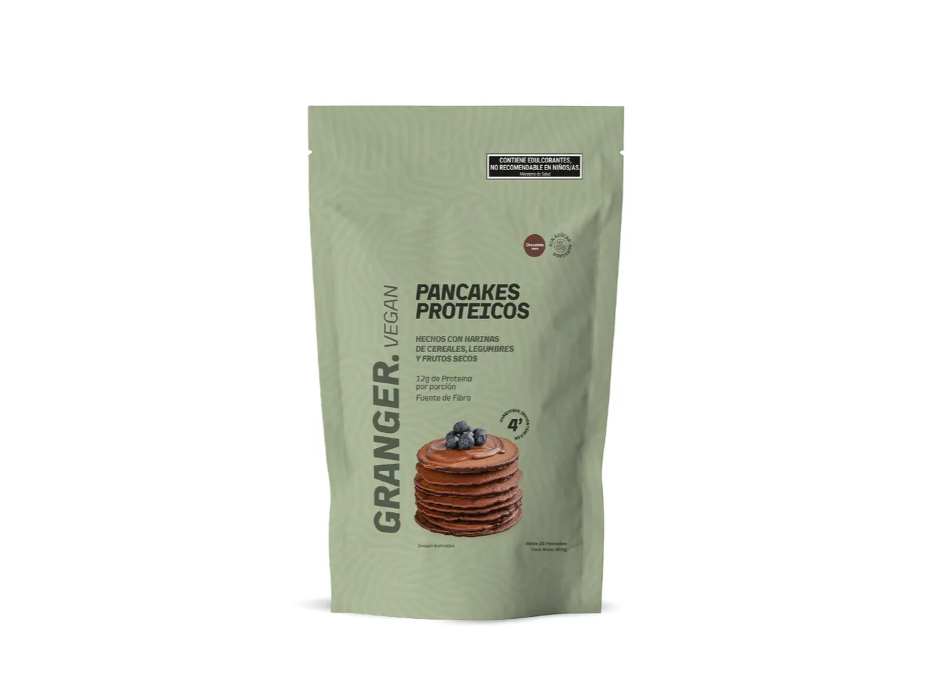 Pancake keto de chocolate