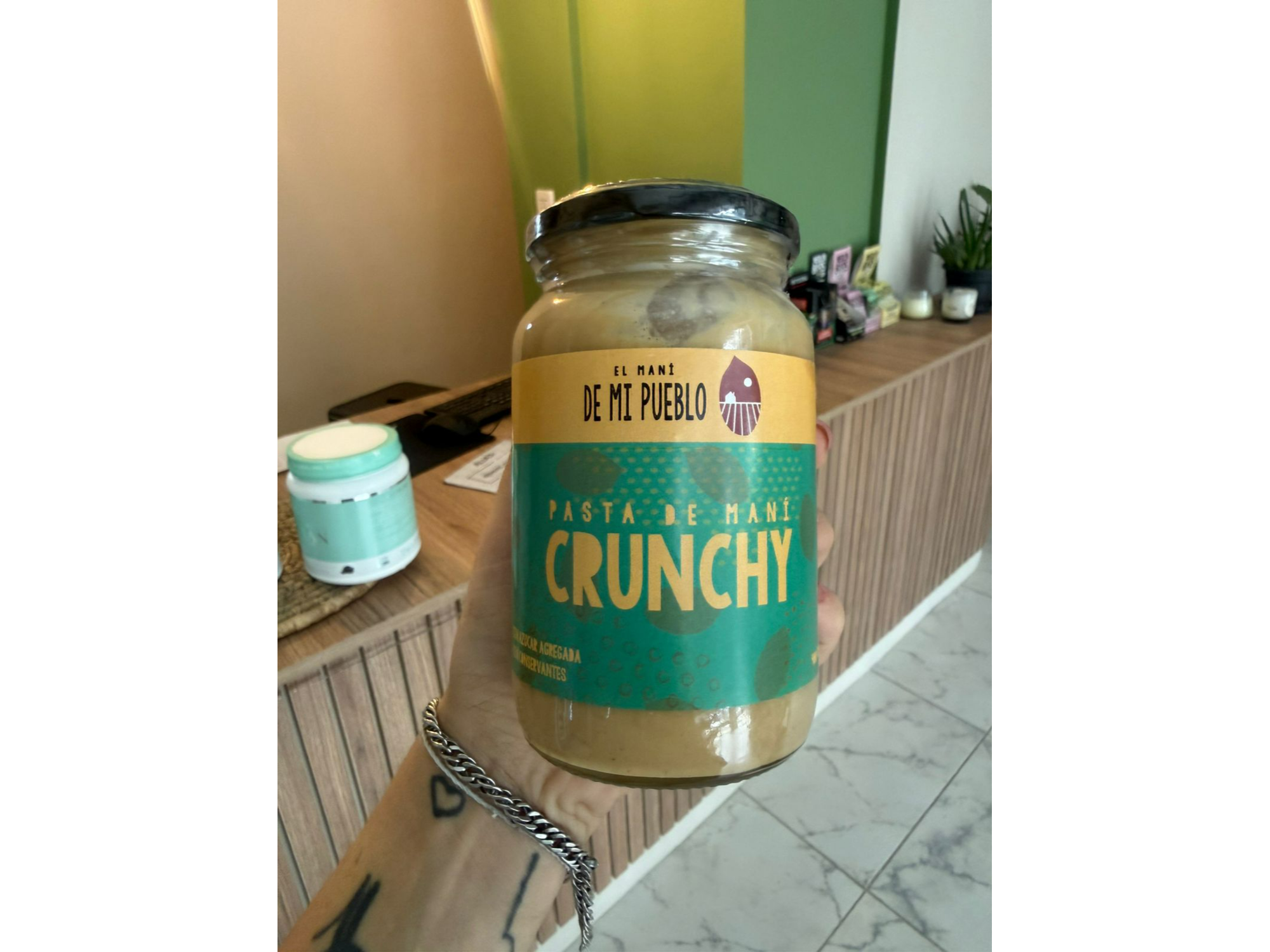 Pasta de maní CRUNCHY 400g - El maní de mi pueblo