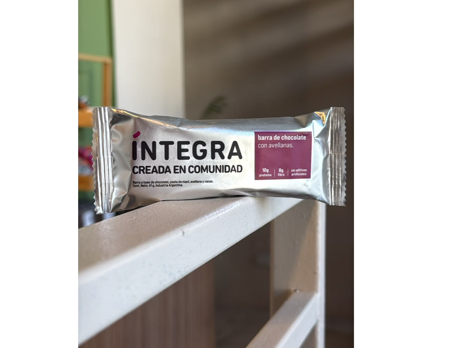 Barra de Chocolate con Avellanas - Integra