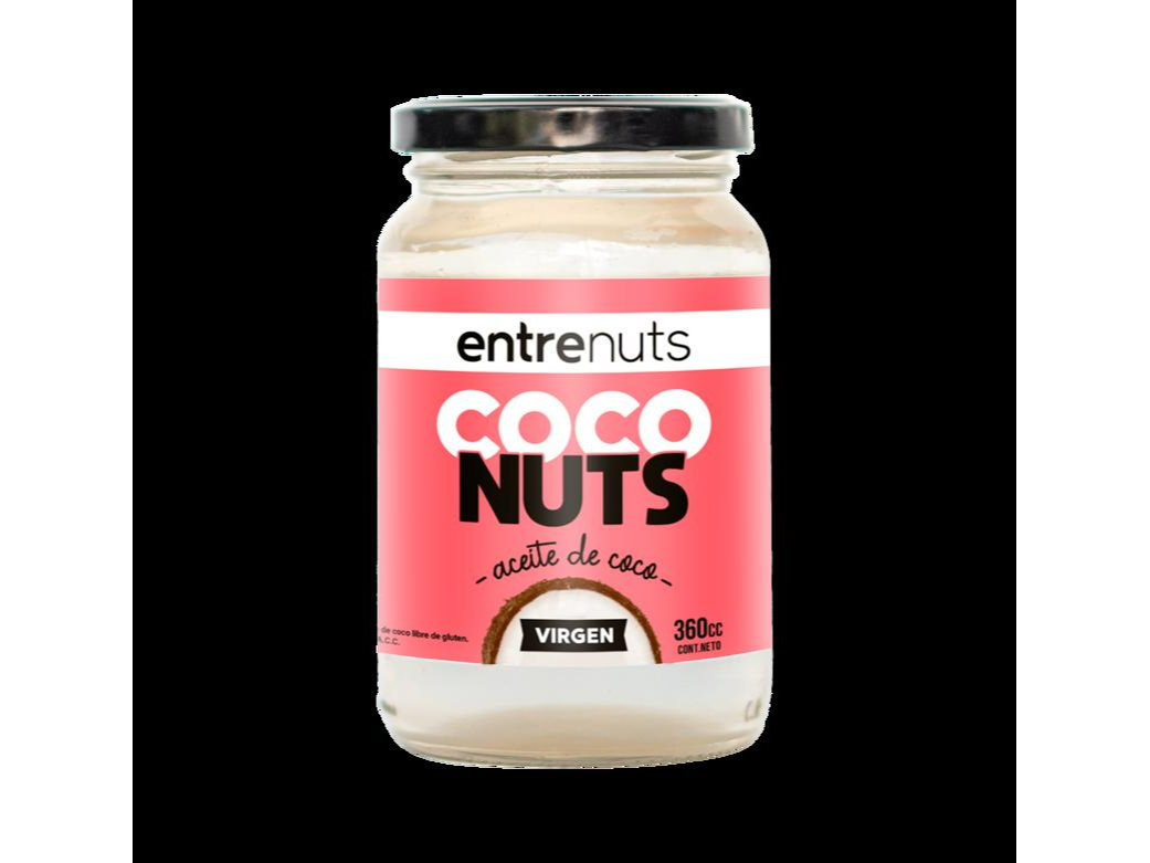 Aceite de Coco Virgen x 200ml - Entrenuts