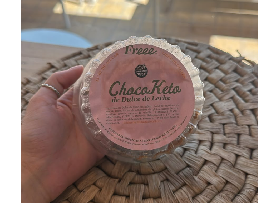 Chocoketo con dulce de leche - Freee