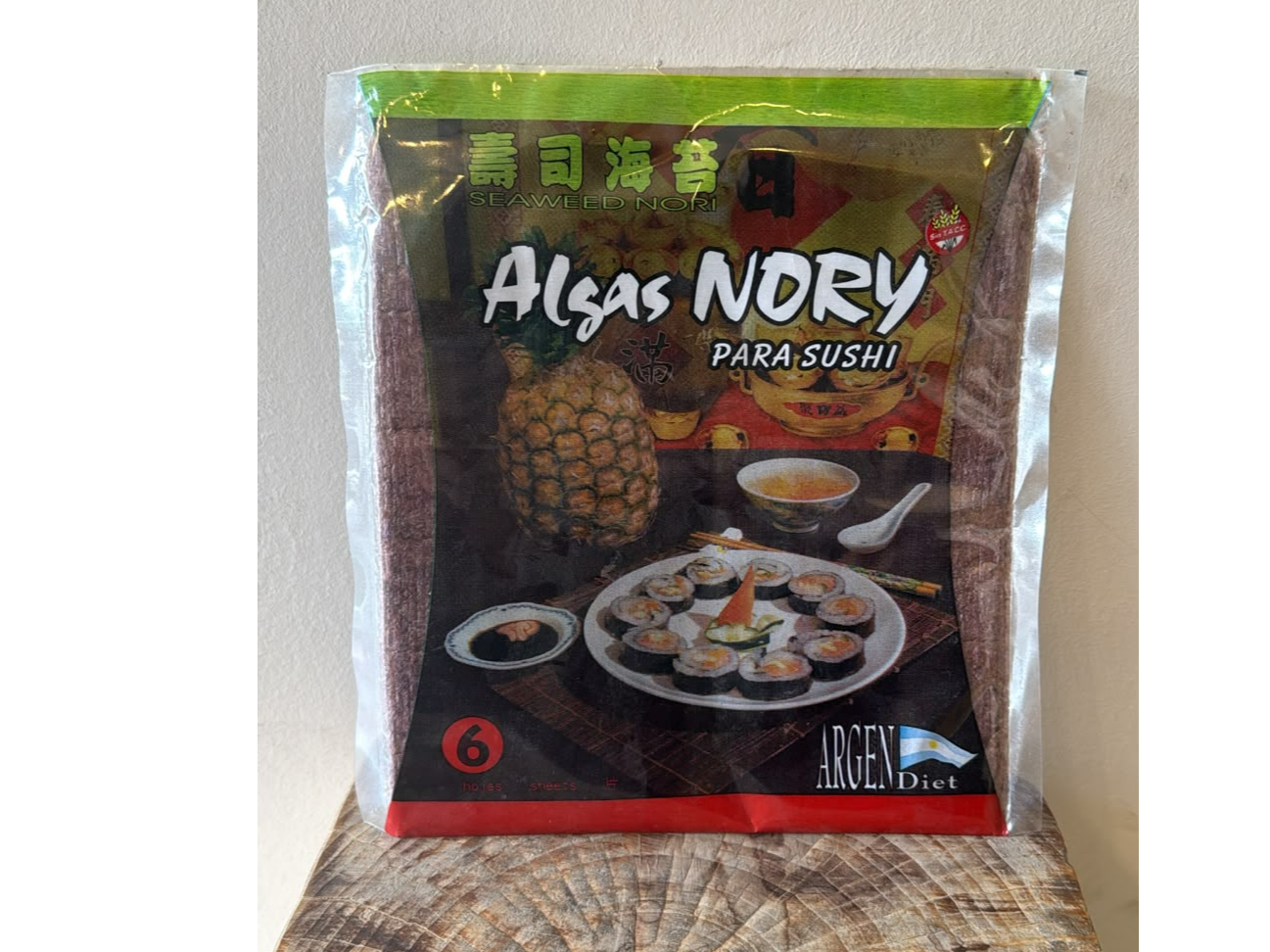 Algas Nory para Sushi - Argen Diet