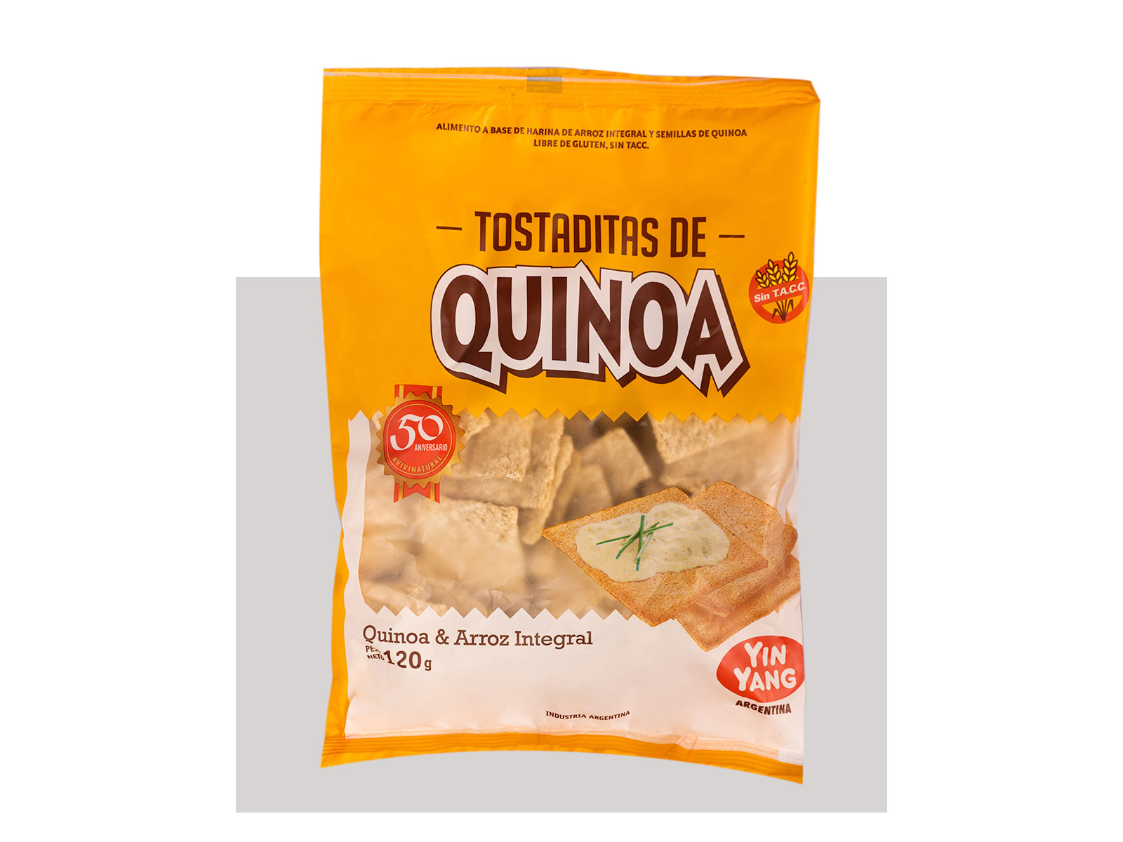 Tostaditas QUINOA - YIN YAN x120g