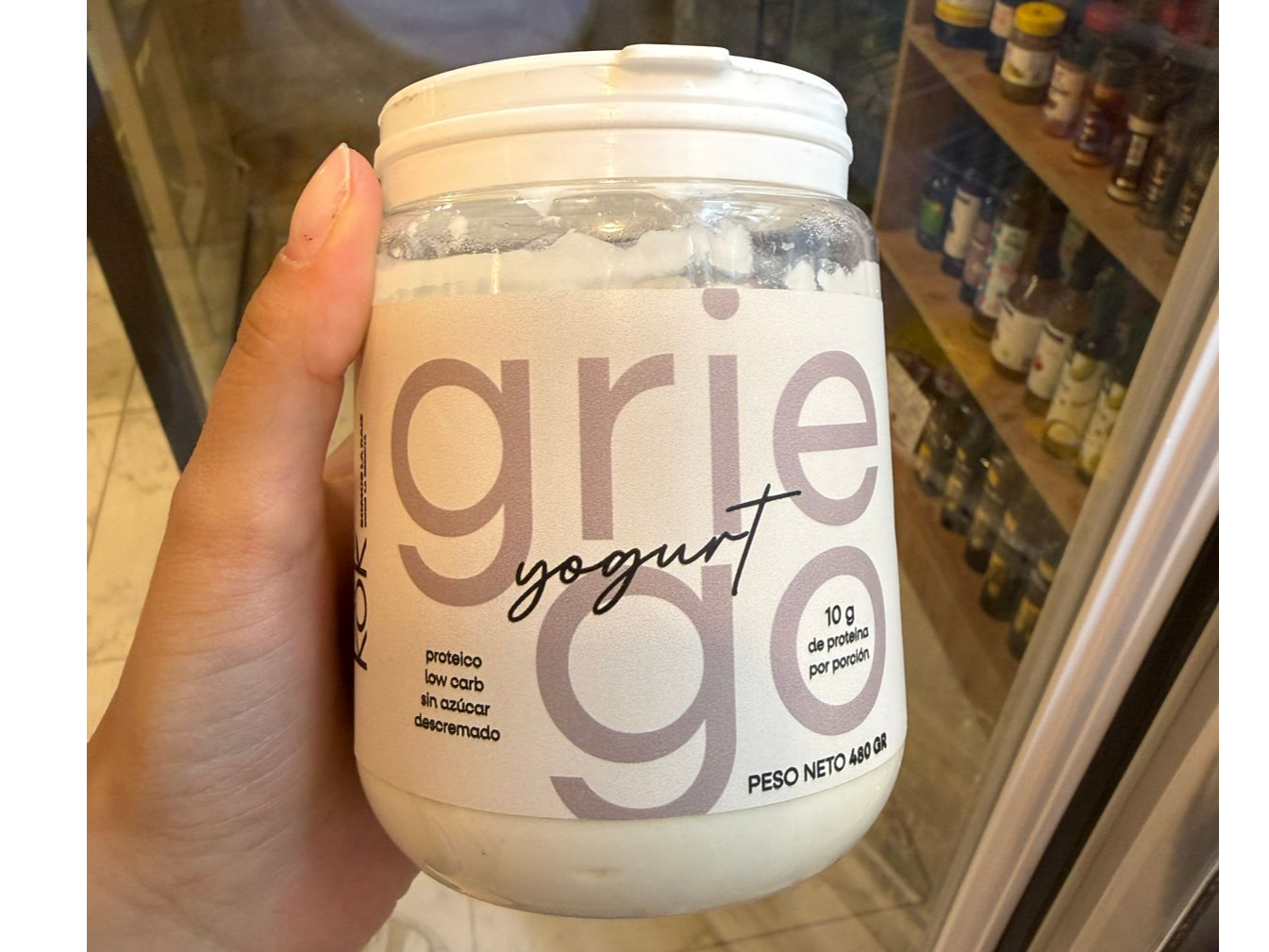 Yogurt griego 480g con Stevia - KOK