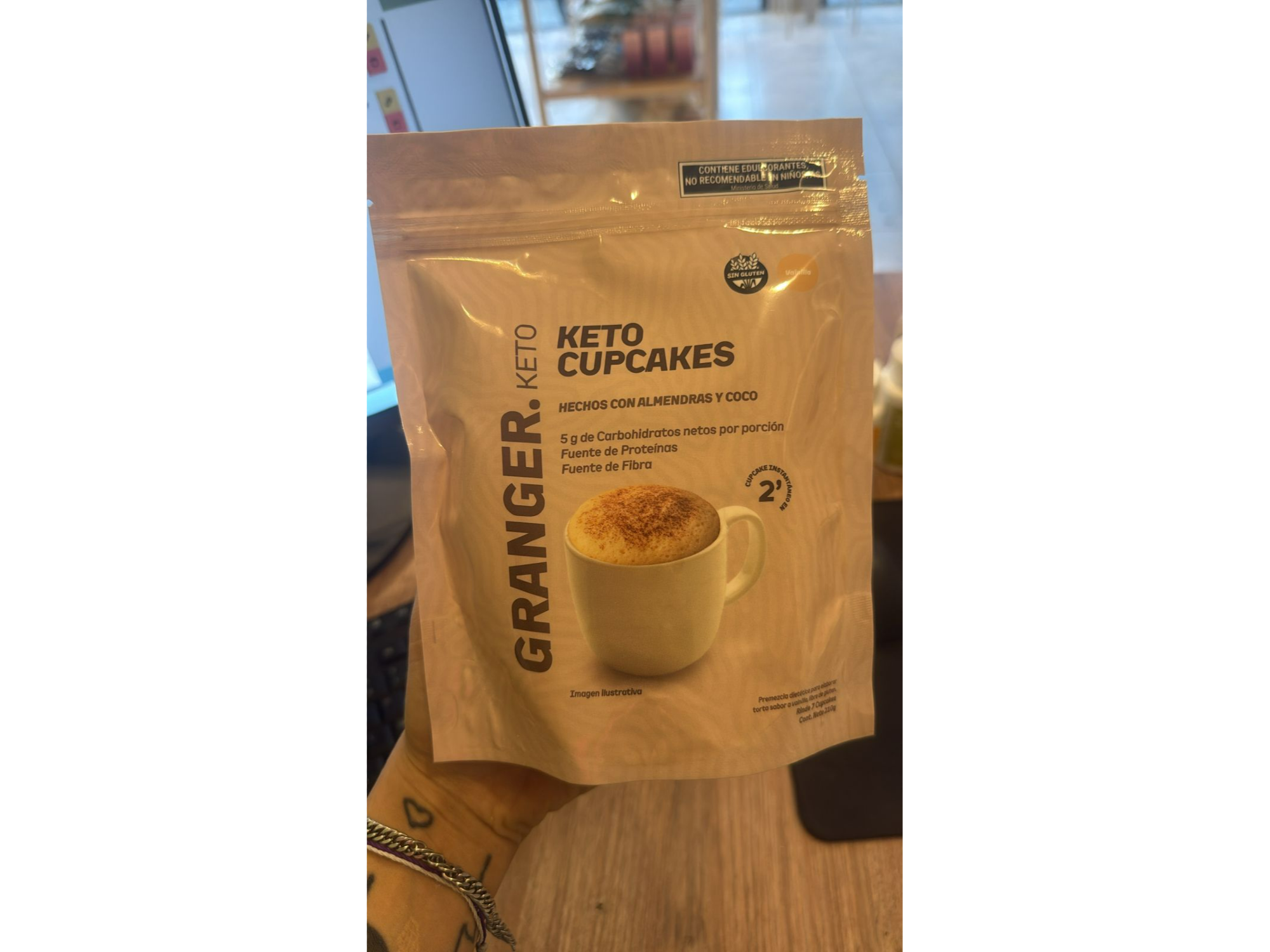 Cupcake keto CHOCOLATE 210G