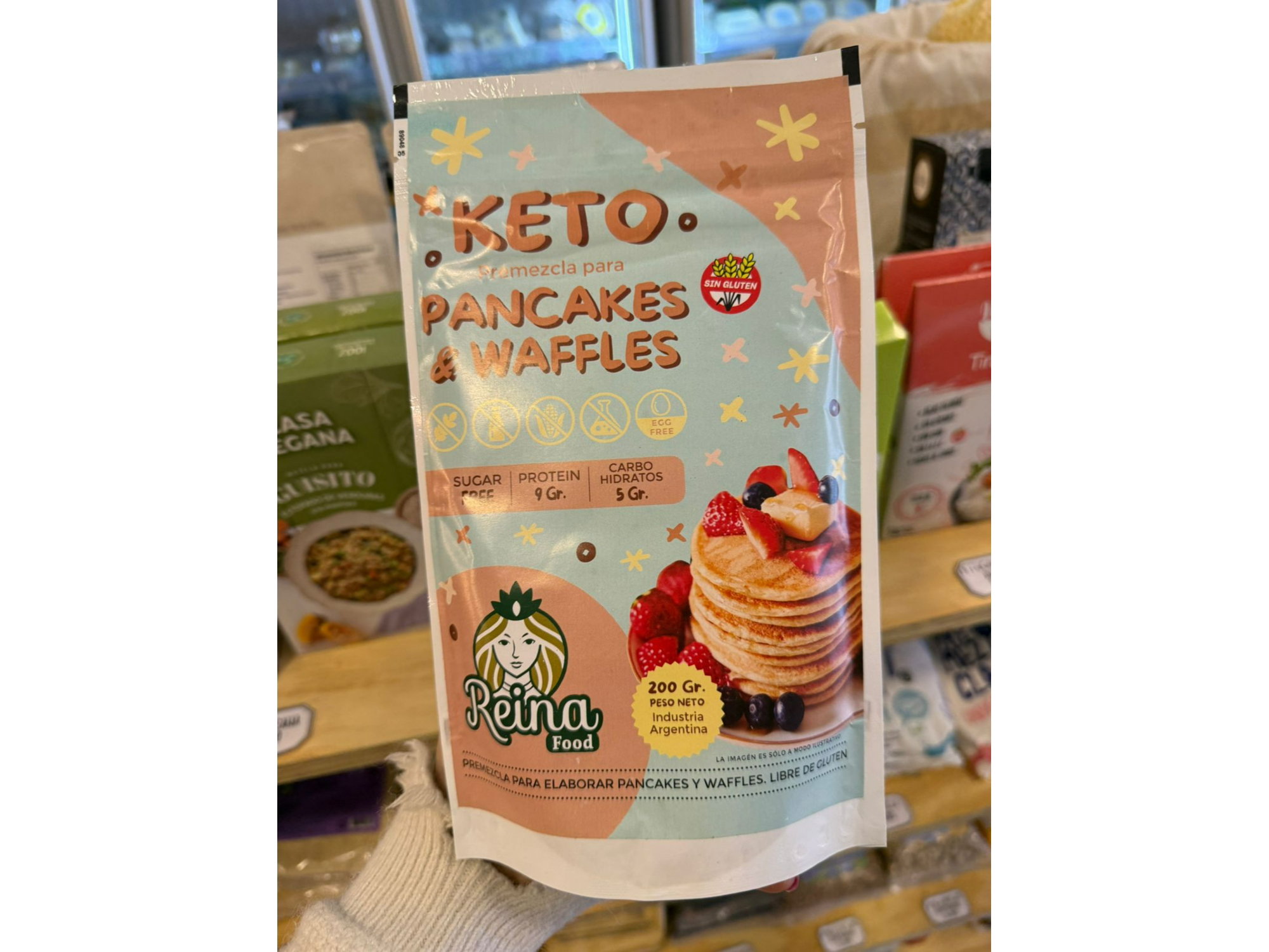 Pancakes y waffles keto