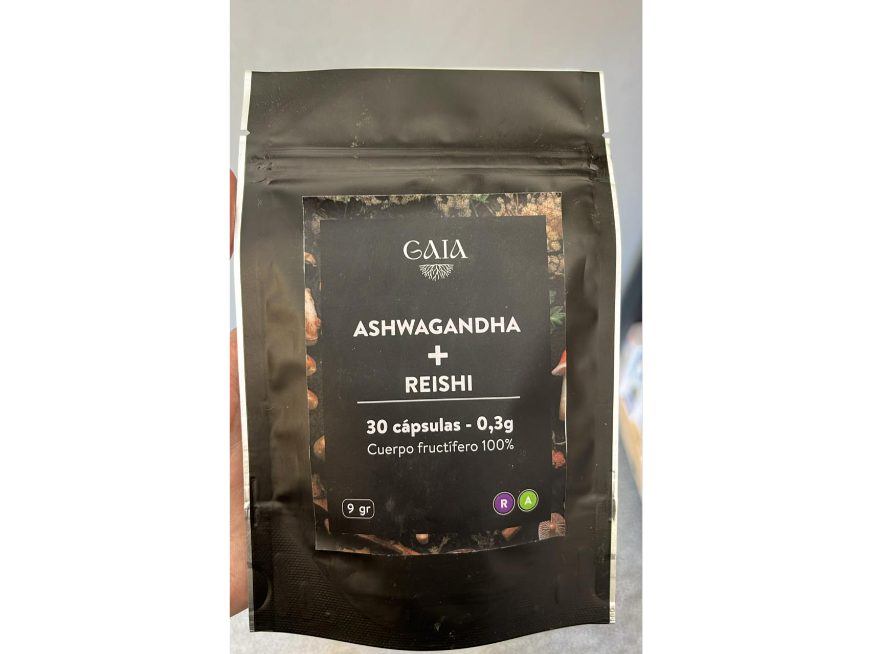 Ashwagandha + Reishi x 30 cápsulas gaia