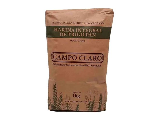 Harina integral de trigo pan 1kg