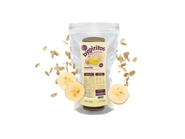 Pancakes de Avena y Banana - Bygiritos