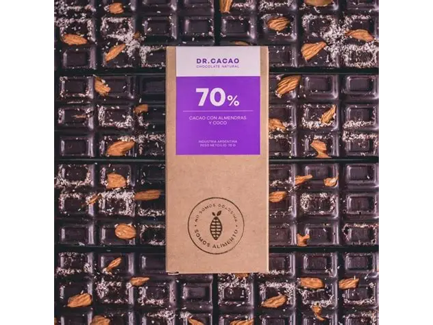 Chocolate puro al 70% - DR. CACAO