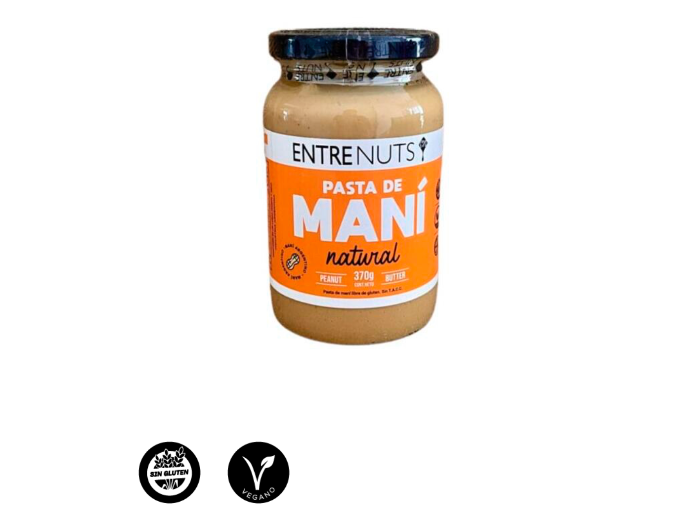 Pasta de maní natural x370g