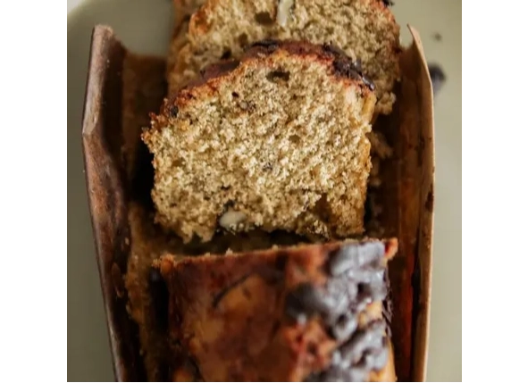 Budín banana y nuez keto - KOK