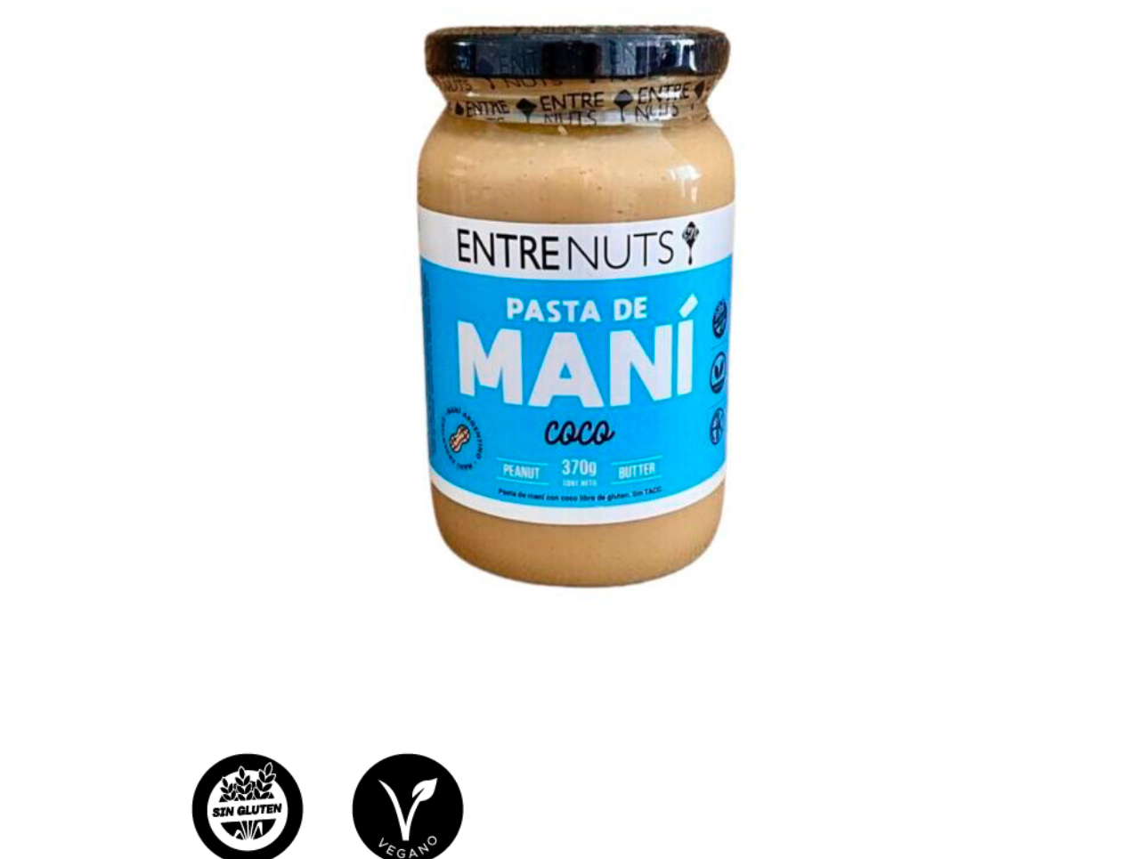 Pasta de maní con coco x370g