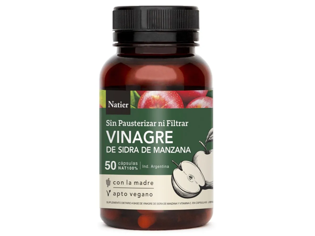 Capsula de vinagre de manzana