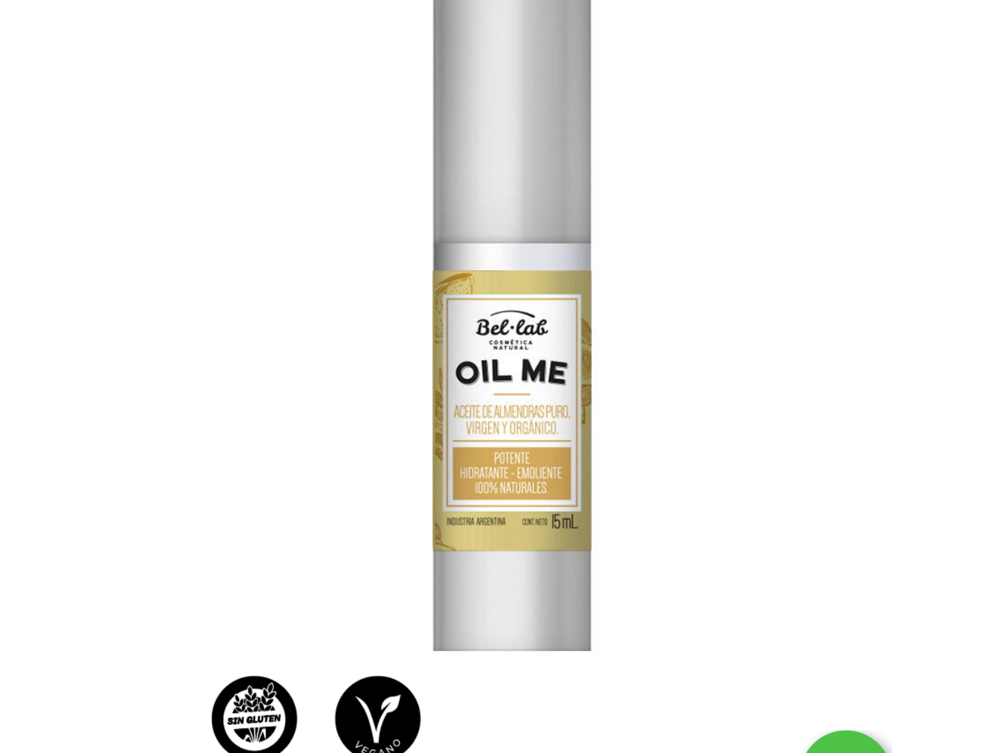 Aceite de almendras puro, virgen y orgánico 15ml