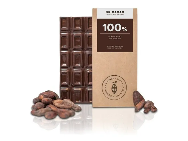 Chocolate puro al 100%