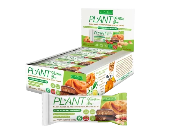 Barra a Base de Plantas y Mani  - Plant Protein