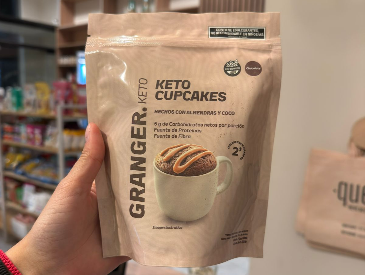 Cupcake Keto de Cocolate 210gr - Granger