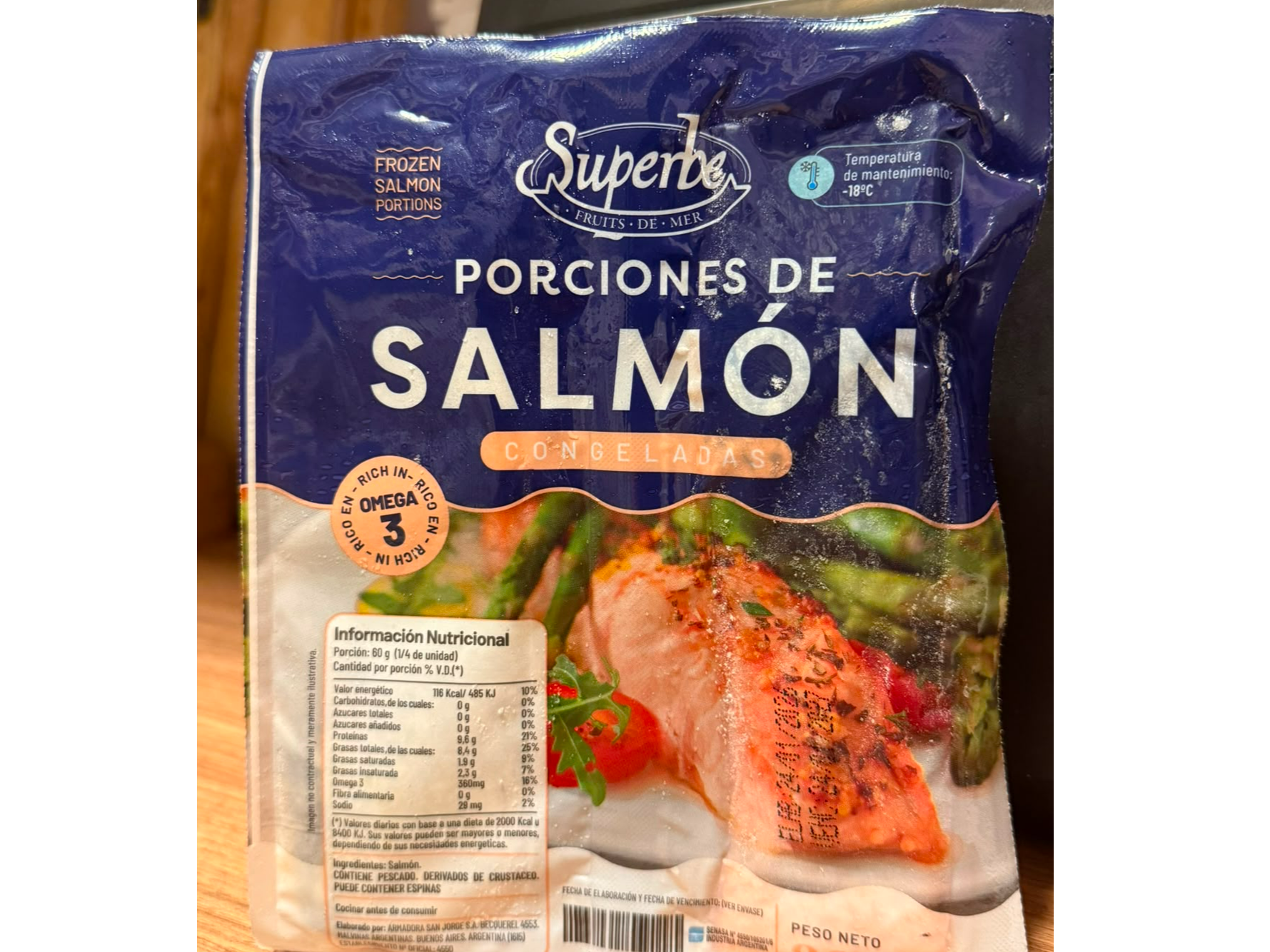 Porcion de Salmon - Superbe