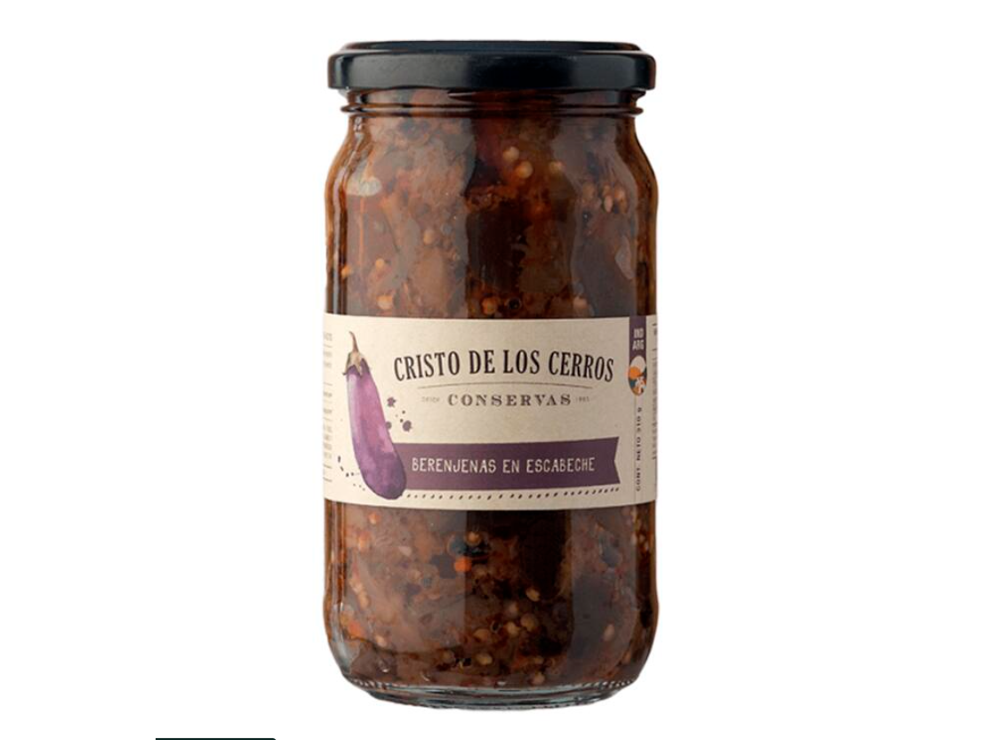 Berenjenas en Escabeche x310g - Cristo de los Cerros