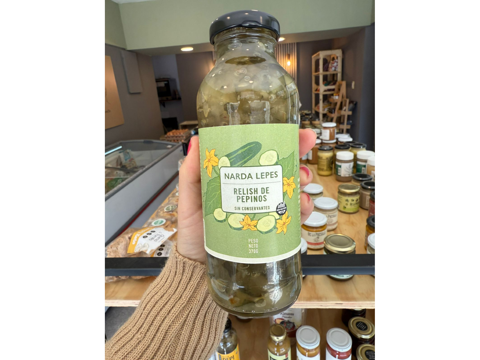 Relish de pepinos narda lepes 370g