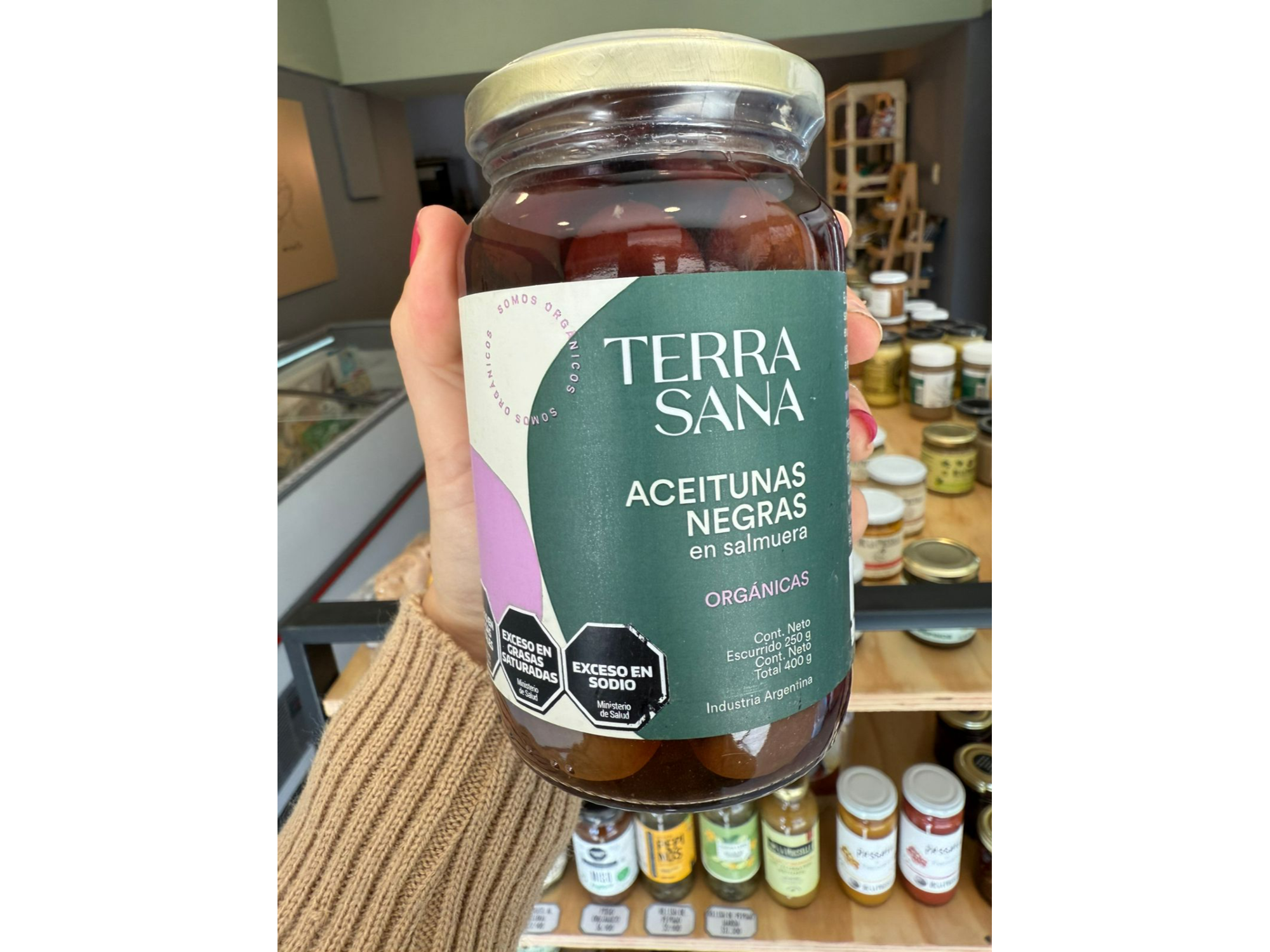 Aceitunas negras en salmuera 250g