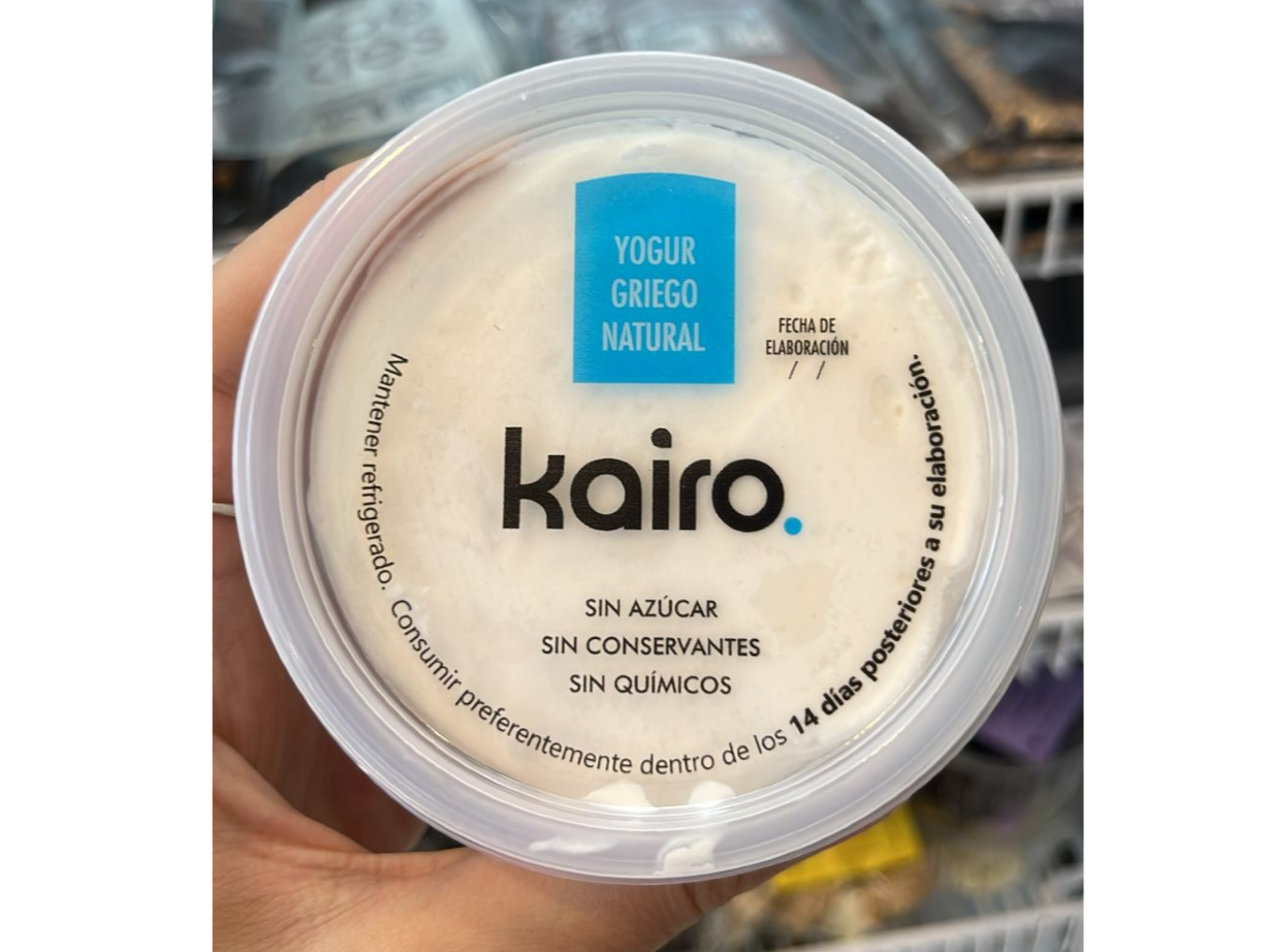 Yogurt griego natural 200g - KAIRO