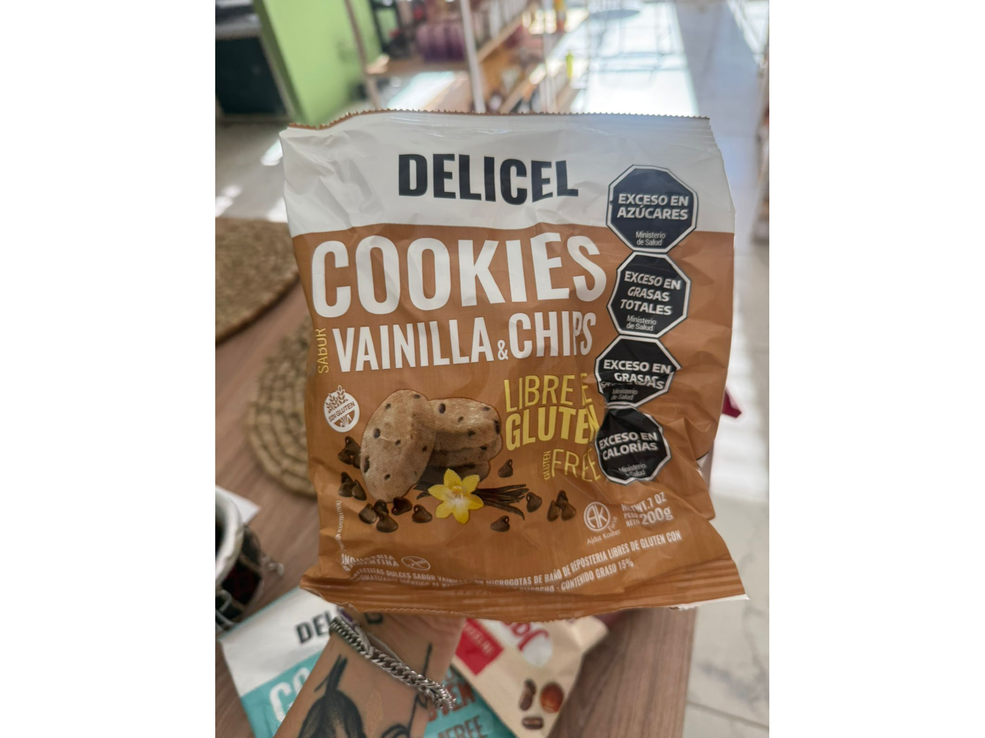 Cookies VAINILLA Y CHIPS sin TAC - Delicel