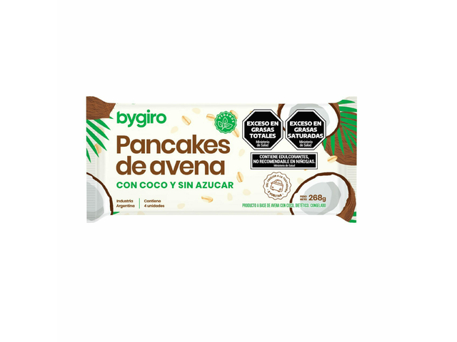 Pancakes coco y aceite de coco 4u