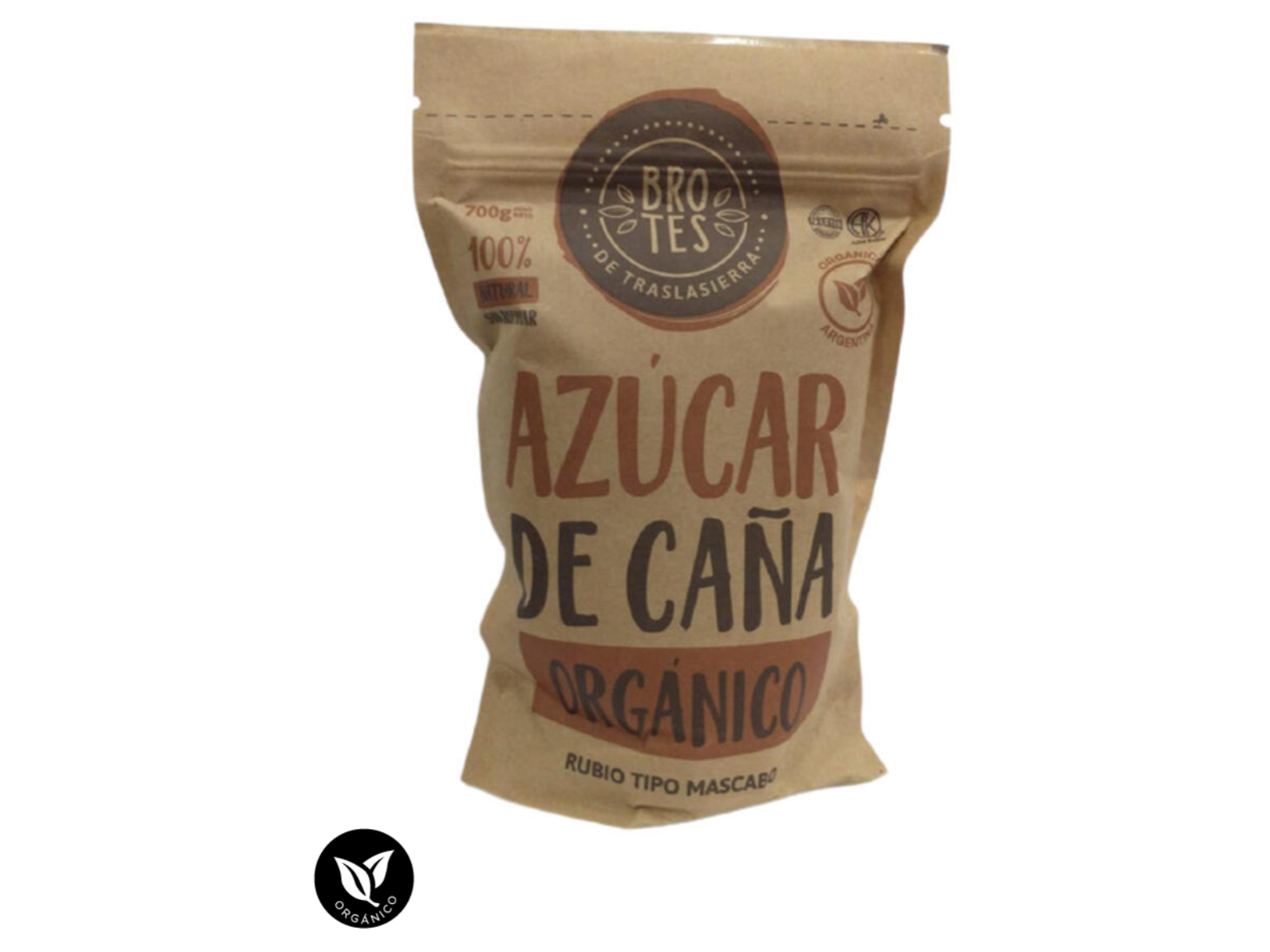 Azúcar de Caña Orgánica 700g - Brotes