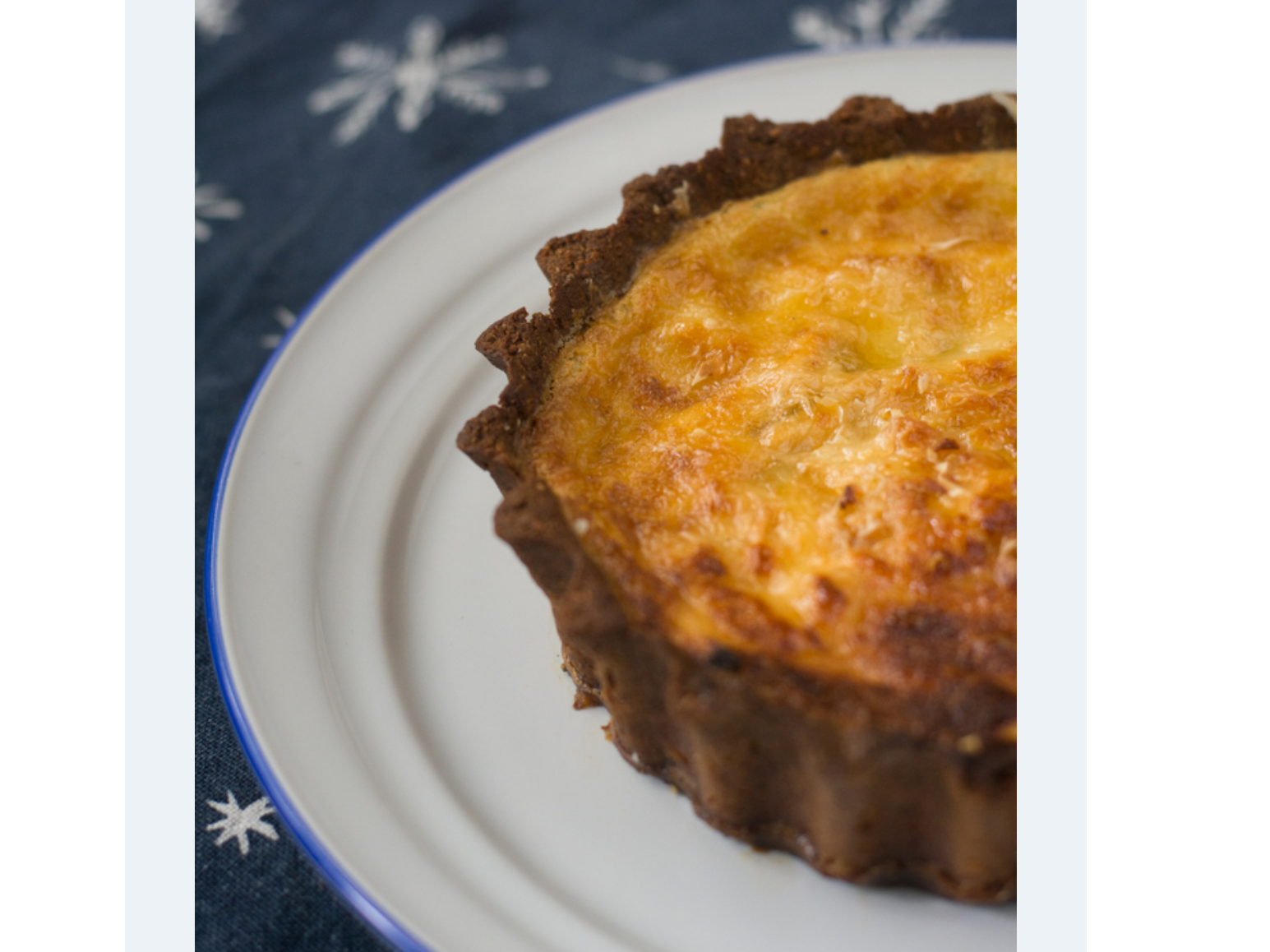 Tarta de jamon y queso