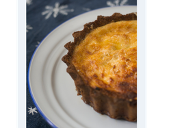 Tarta de jamon y queso