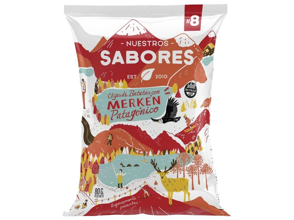 Chips de batatas con Merkén Patagónico - Nuestros Sabores