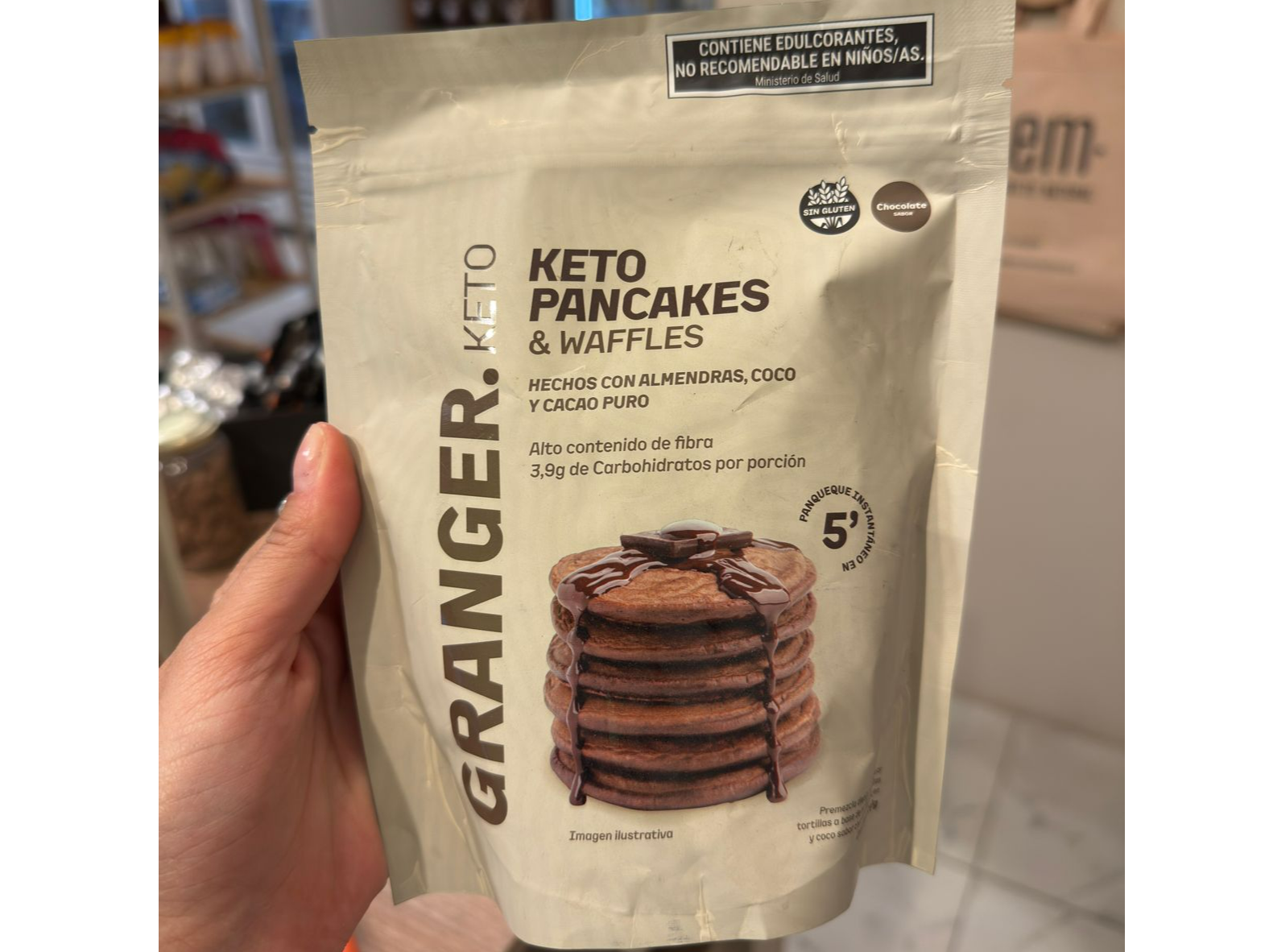 Pancakes Keto de Chocolate 200gr  - Granger