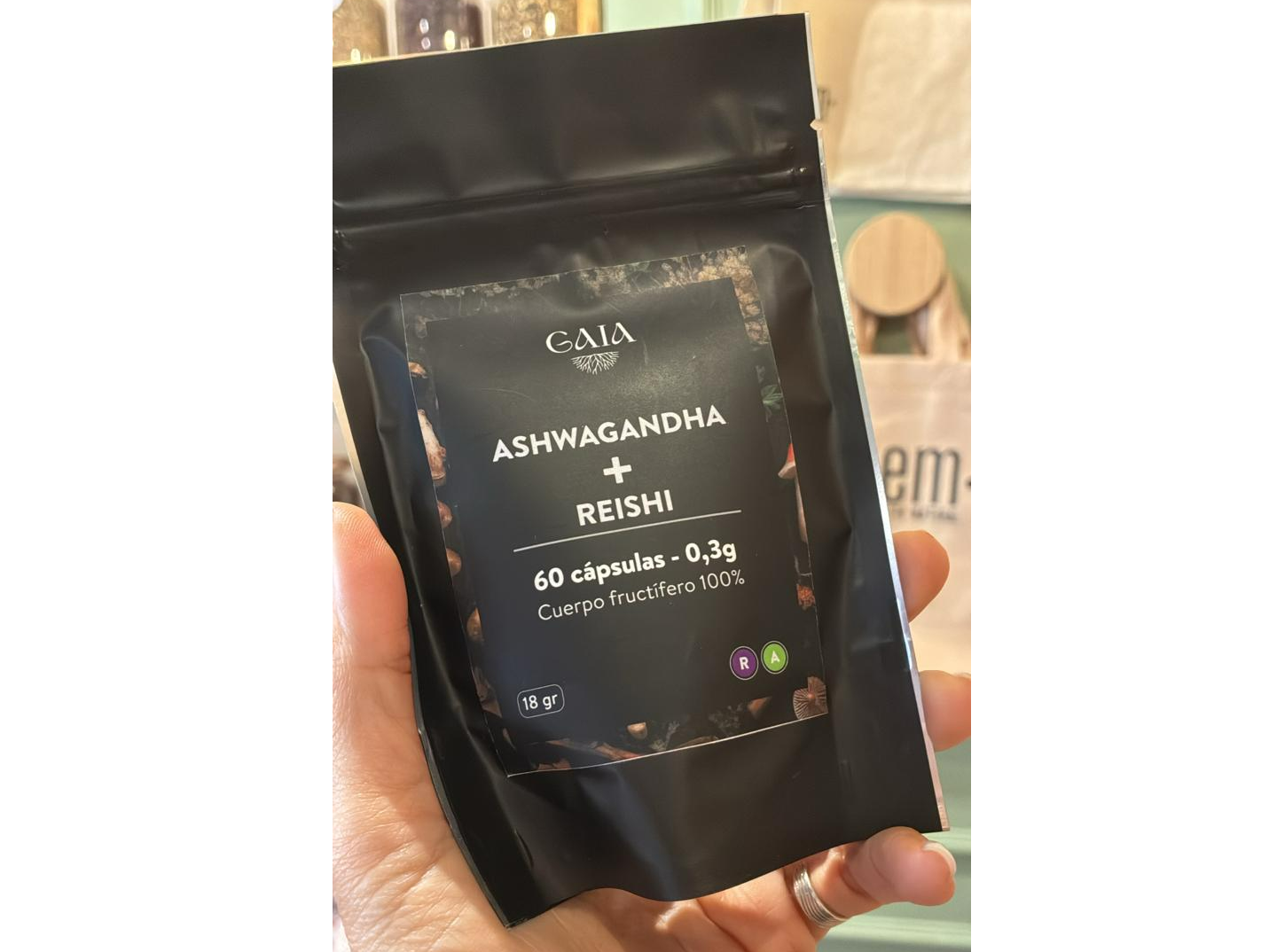 Ashwagandha + Reishi 60 cápsulas Gaia