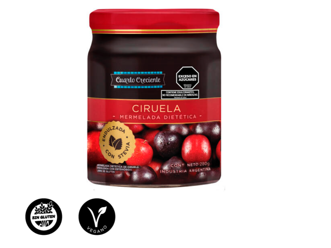 Mermelada con Stevia Ciruela x280g