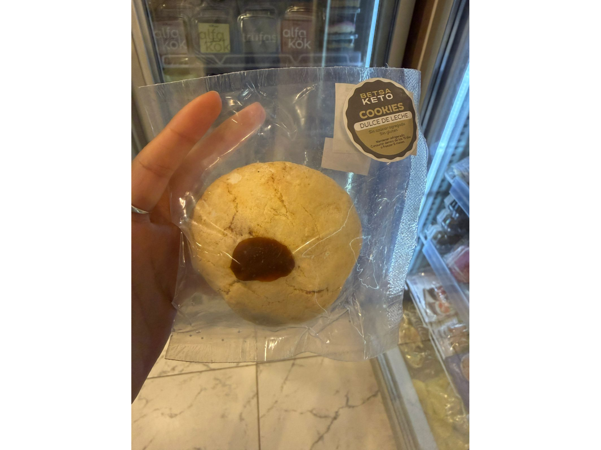 Cookie Keto Dulce de Leche - Betsa