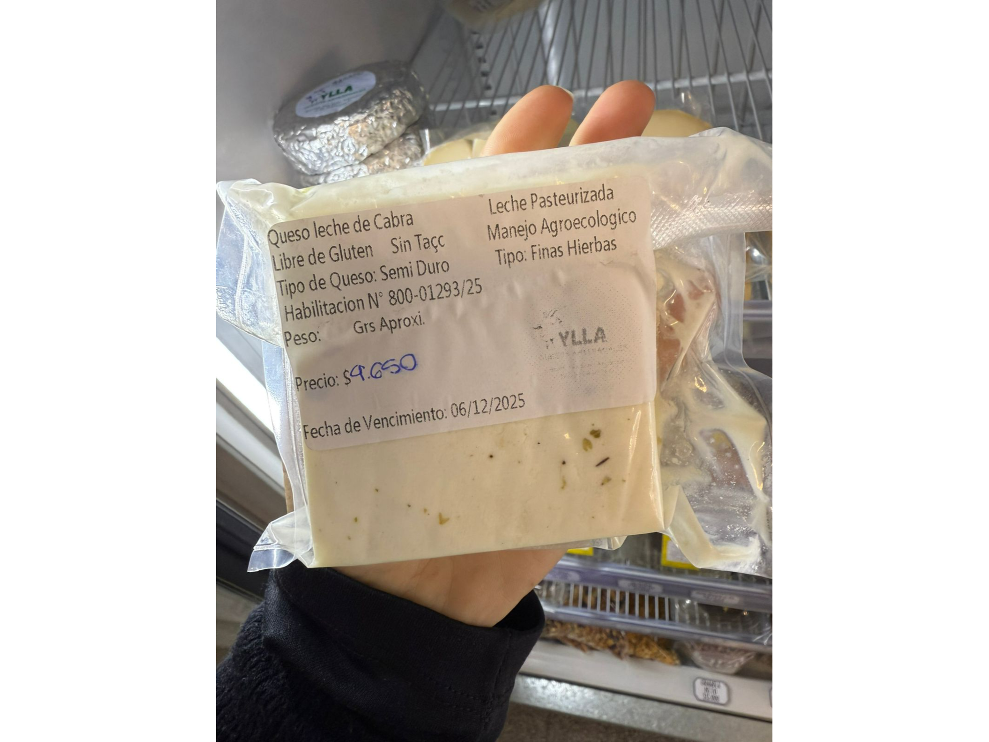 Queso finas hierbas