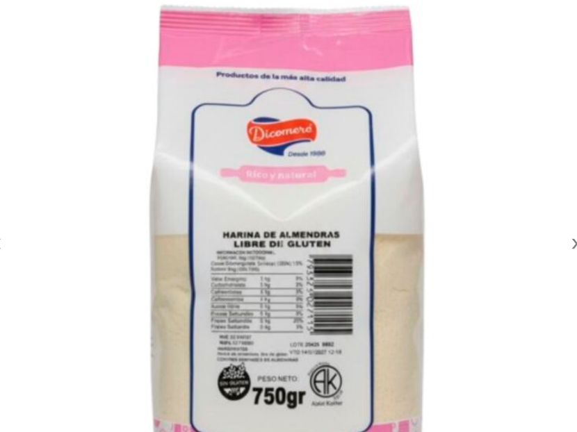 Harina de Almendras x 750g - Dicomere